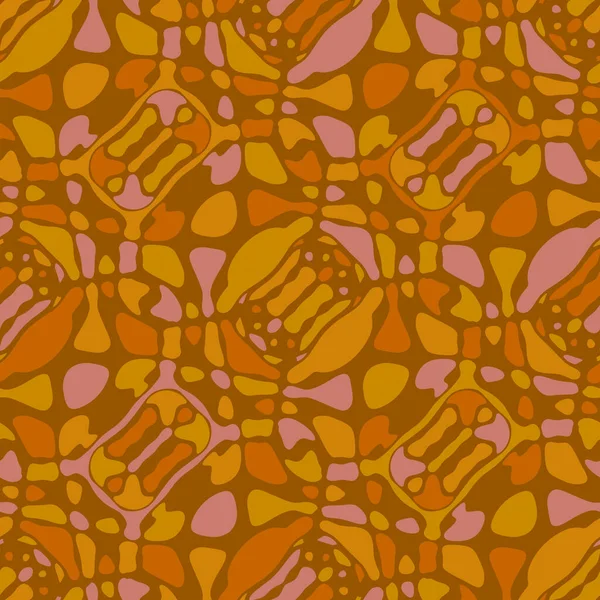 Yaratıcı karalama sanatı farklı şekil ve dokulara sahip kusursuz desen. Kolaj. Sanatsal arka plan. Soyut duvar kağıdı. Dekoratif hippi fayansları.