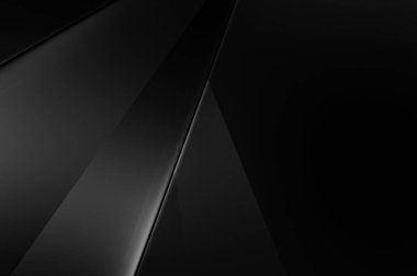 Lüks minimalist tasarım. Fütürist şablon. Karanlık elementleri olan birinci sınıf soyut duvar kâğıdı. Zarif bir zemin. Siyah üç boyutlu geometrik arkaplan. Poster, broşür, sunum için tasarım.