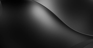 Web sitesi, poster, marka kimliği, broşür, sunum şablonu için lüks koyu bir arka plan. Dalgalı şekilli kaliteli tasarım. Dalgalanmalı soyut arkaplan. Pankart veya kapak tasarımı için dekorasyon.