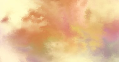 Modern fırça darbeleri. Poster, duvar sanatı, afiş, kart, kitap kapağı veya ambalaj için rahatlatıcı kompozisyonun yumuşak renkli çizimi. Pastel renklerle suluboya. 