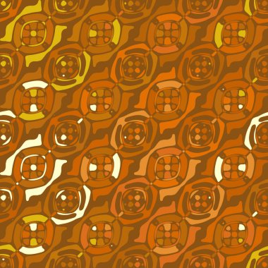 Yaratıcı karalama sanatı farklı şekil ve dokulara sahip kusursuz desen. Kolaj. Sanatsal arka plan. Soyut duvar kağıdı. Dekoratif hippi fayansları.