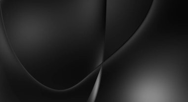 Web sitesi, poster, marka kimliği, broşür, sunum şablonu için lüks koyu bir arka plan. Dalgalı şekilli kaliteli tasarım. Dalgalanmalı soyut arkaplan. Pankart veya kapak tasarımı için dekorasyon.