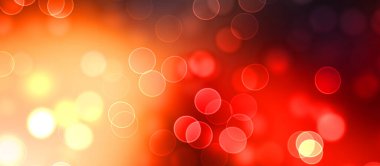 Kavramsal ışıklar duvar kağıdı. Güzel soyut çok renkli bokeh çemberleri parçacıklarla çevrili. Metninizi veya başlığınızı göstermek için boşluk ile odaklanmış olmayan canlı illüstrasyon. 