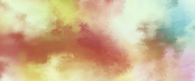 Modern fırça darbeleri. Poster, duvar sanatı, afiş, kart, kitap kapağı veya ambalaj için rahatlatıcı kompozisyonun yumuşak renkli çizimi. Pastel renklerle suluboya. 