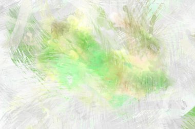 Soyut arkaplanda pürüzlü fırça darbeleri. Fırça boyası. Renkli boya darbeleri. Eşsiz duvar sanatı. Tuvaldeki modern sanat. Renkli çağdaş sanat eserleri.