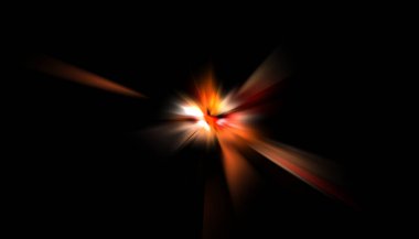 Parlayan yıldızın patlaması. Dinamik renkli arkaplan resmi. Parıldayan ışıklar duvar kağıdı. Tasarımınız için canlı şablon.