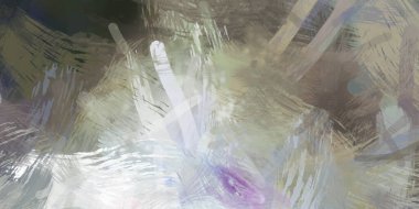 Soyut arkaplanda pürüzlü fırça darbeleri. Fırça boyası. Renkli boya darbeleri. Eşsiz duvar sanatı. Tuvaldeki modern sanat. Renkli çağdaş sanat eserleri.