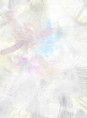 Soyut arkaplanda pürüzlü fırça darbeleri. Fırça boyası. Renkli boya darbeleri. Eşsiz duvar sanatı. Tuvaldeki modern sanat. Renkli çağdaş sanat eserleri.