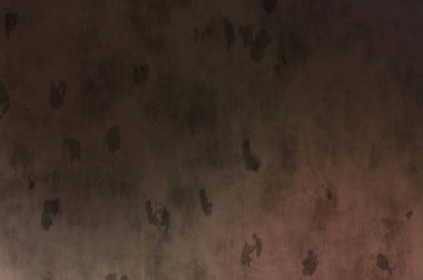 Gotik bir duvarda sıkıntılı ve kirli desenler var. Lekeli renkli hasarlı şablon. Tasarımınız için doku ve elementler. Pis duvar kâğıdı. Grunge arkaplanı.