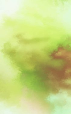 Modern fırça darbeleri. Poster, duvar sanatı, afiş, kart, kitap kapağı veya ambalaj için rahatlatıcı kompozisyonun yumuşak renkli çizimi. Pastel renklerle suluboya. 