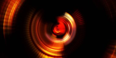 Parlayan neon ışıkları. Parlak sunum tasarım şablonu. Fotoğraf makinesi konsepti. Soyut arkaplan. Dönen ışık ışınları. Hareketli kavramsal duvar kağıdı. Grafik dijital illüstrasyon. 