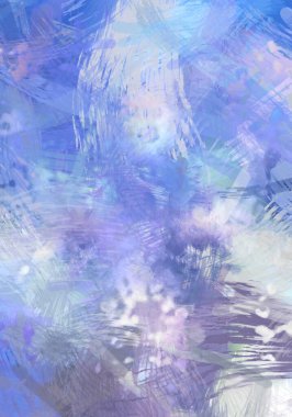 Soyut arkaplanda pürüzlü fırça darbeleri. Fırça boyası. Renkli boya darbeleri. Eşsiz duvar sanatı. Tuvaldeki modern sanat. Renkli çağdaş sanat eserleri.