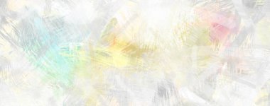 Soyut arkaplanda pürüzlü fırça darbeleri. Fırça boyası. Renkli boya darbeleri. Eşsiz duvar sanatı. Tuvaldeki modern sanat. Renkli çağdaş sanat eserleri.