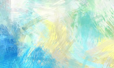 Soyut arkaplanda pürüzlü fırça darbeleri. Fırça boyası. Renkli boya darbeleri. Eşsiz duvar sanatı. Tuvaldeki modern sanat. Renkli çağdaş sanat eserleri.