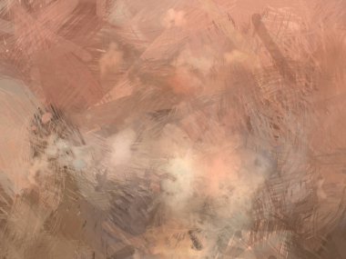 Soyut arkaplanda pürüzlü fırça darbeleri. Fırça boyası. Renkli boya darbeleri. Eşsiz duvar sanatı. Tuvaldeki modern sanat. Renkli çağdaş sanat eserleri.