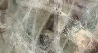 Soyut arkaplanda pürüzlü fırça darbeleri. Fırça boyası. Renkli boya darbeleri. Eşsiz duvar sanatı. Tuvaldeki modern sanat. Renkli çağdaş sanat eserleri.