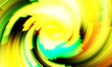 Dönen Işık gösterisi arka planı. Canlı renklerle donatılmış ruhani enerji girdabı. Renkli canlı hareket çizimi. Tanıtım geçmişi. Kutlama grafiği.