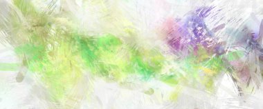 Soyut arkaplanda pürüzlü fırça darbeleri. Fırça boyası. Renkli boya darbeleri. Eşsiz duvar sanatı. Tuvaldeki modern sanat. Renkli çağdaş sanat eserleri.