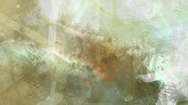 Soyut arkaplanda pürüzlü fırça darbeleri. Fırça boyası. Renkli boya darbeleri. Eşsiz duvar sanatı. Tuvaldeki modern sanat. Renkli çağdaş sanat eserleri.