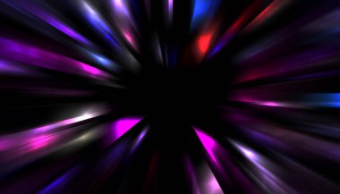 Parlayan yıldızın patlaması. Dinamik renkli arkaplan resmi. Parıldayan ışıklar duvar kağıdı. Tasarımınız için canlı şablon.