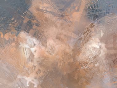 Soyut arkaplanda pürüzlü fırça darbeleri. Fırça boyası. Renkli boya darbeleri. Eşsiz duvar sanatı. Tuvaldeki modern sanat. Renkli çağdaş sanat eserleri.