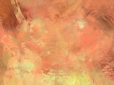 Soyut arkaplanda pürüzlü fırça darbeleri. Fırça boyası. Renkli boya darbeleri. Eşsiz duvar sanatı. Tuvaldeki modern sanat. Renkli çağdaş sanat eserleri.