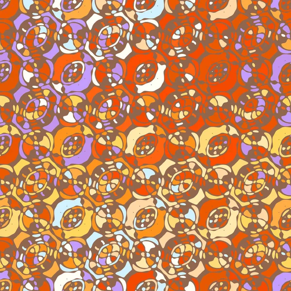 Yaratıcı karalama sanatı farklı şekil ve dokulara sahip kusursuz desen. Kolaj. Sanatsal arka plan. Soyut duvar kağıdı. Dekoratif hippi fayansları.