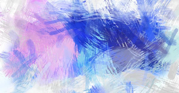 Rough Brushstrokes Abstract Background Brush Painting Color Strokes Paint Unique — Stock Photo, Image