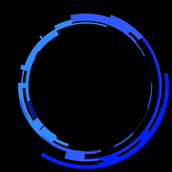 Futurist Circular Nuanță Element Interfață Cerc Abstract Fundal Geometric Ilustrație — Fotografie, imagine de stoc