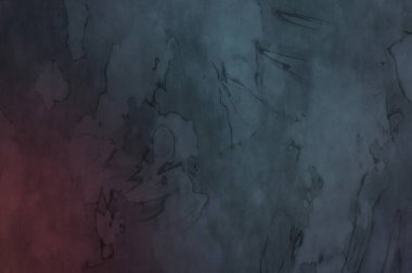 Grunge 'un geçmişi. Renkli şablon. Tasarımınız için doku ve elementler. Stres desenli gotik duvar. Büyük eski lekeli duvar kâğıdı. 