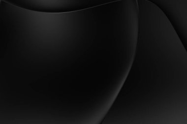 Web sitesi, poster, marka kimliği, broşür, sunum şablonu için lüks koyu bir arka plan. Dalgalı şekilli kaliteli tasarım. Dalgalanmalı soyut arkaplan. Pankart veya kapak tasarımı için dekorasyon.