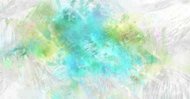 Soyut arkaplanda pürüzlü fırça darbeleri. Fırça boyası. Renkli boya darbeleri. Eşsiz duvar sanatı. Tuvaldeki modern sanat. Renkli çağdaş sanat eserleri.