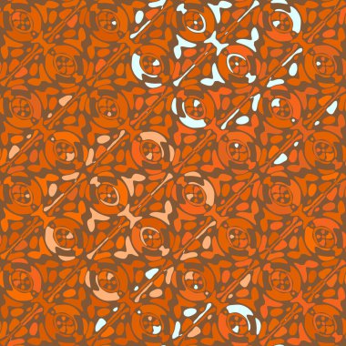 Yaratıcı karalama sanatı farklı şekil ve dokulara sahip kusursuz desen. Kolaj. Sanatsal arka plan. Soyut duvar kağıdı. Dekoratif hippi fayansları.