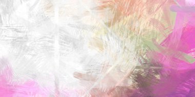 Soyut arkaplanda pürüzlü fırça darbeleri. Fırça boyası. Renkli boya darbeleri. Eşsiz duvar sanatı. Tuvaldeki modern sanat. Renkli çağdaş sanat eserleri.