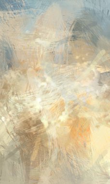 Soyut arkaplanda pürüzlü fırça darbeleri. Fırça boyası. Renkli boya darbeleri. Eşsiz duvar sanatı. Tuvaldeki modern sanat. Renkli çağdaş sanat eserleri.