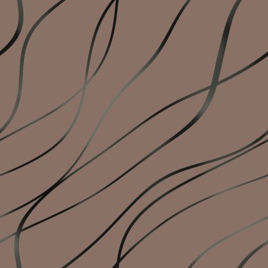 Dalgalı yansıtıcı çizgilerin kusursuz deseni. Lüks minimalist malzeme. Süs dalgasıyla dekoratif motif. Web, kartvizit, davetiye, poster, tekstil baskısı için zarif duvar kağıdı.