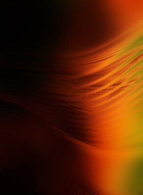 Soyut, enerjik bir arkaplan. Renkli, dalgalı duvar kâğıdı. Grafik konsept çizimi. Yumuşak dalgalı çizgiler. Girdap gibi renkli canlı şekiller..