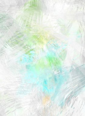 Soyut arkaplanda pürüzlü fırça darbeleri. Fırça boyası. Renkli boya darbeleri. Eşsiz duvar sanatı. Tuvaldeki modern sanat. Renkli çağdaş sanat eserleri.