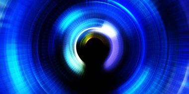 Parlayan neon ışıkları. Parlak sunum tasarım şablonu. Fotoğraf makinesi konsepti. Soyut arkaplan. Dönen ışık ışınları. Hareketli kavramsal duvar kağıdı. Grafik dijital illüstrasyon. 