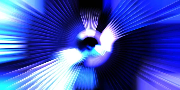 Motion Conceptual Wallpaper Graphic Digital Illustration Glowing Neon Rotating Lights — Stock Photo, Image