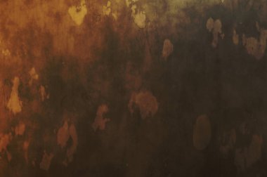 Gergin bir geçmişi ve sıkıntılı bir yapısı var. Renkli tozlu şablon. Tasarımınız için doku ve elementler. Çizik ve lekeli duvar kağıdı. Gotik duvar.