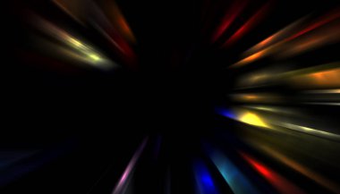 Parlayan yıldızın patlaması. Dinamik renkli arkaplan resmi. Parıldayan ışıklar duvar kağıdı. Tasarımınız için canlı şablon.