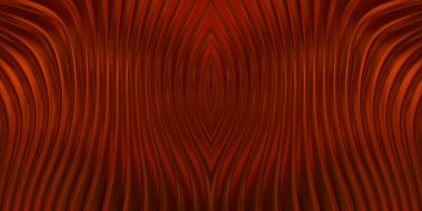 Renkli dalgalı yansıtıcı duvar kağıdının üç boyutlu çizimi. Duvar kağıdı, afiş, arkaplan, kart, kitap kapağı veya web sitesi için grafiksel illüstrasyon. Soyut parlak arkaplan.