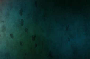 Gotik bir duvarda sıkıntılı ve kirli desenler var. Lekeli renkli hasarlı şablon. Tasarımınız için doku ve elementler. Pis duvar kâğıdı. Grunge arkaplanı.