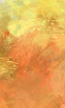 Soyut arkaplanda pürüzlü fırça darbeleri. Fırça boyası. Renkli boya darbeleri. Eşsiz duvar sanatı. Tuvaldeki modern sanat. Renkli çağdaş sanat eserleri.