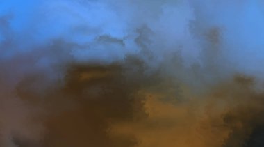 Modern fırça darbeleri. Poster, duvar sanatı, afiş, kart, kitap kapağı veya ambalaj için rahatlatıcı kompozisyonun yumuşak renkli çizimi. Pastel renklerle suluboya. 