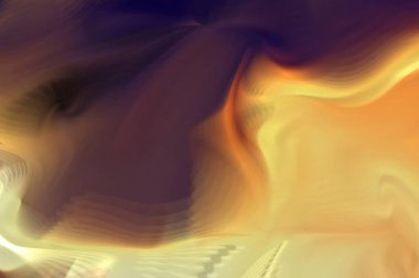 Hareketli girdapların soyut çizimi. Titreşimli renkli kıvrımların dönen akışı. Kıvrımlı ve kıvrımlı arka plan ve çizgiler. Garip duvar kâğıdı tasarımı. Dalgalanma arkaplanı.