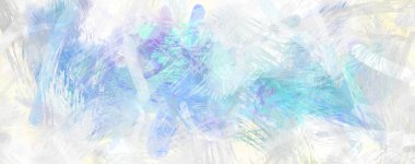 Soyut arkaplanda pürüzlü fırça darbeleri. Fırça boyası. Renkli boya darbeleri. Eşsiz duvar sanatı. Tuvaldeki modern sanat. Renkli çağdaş sanat eserleri.