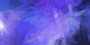 Soyut arkaplanda pürüzlü fırça darbeleri. Fırça boyası. Renkli boya darbeleri. Eşsiz duvar sanatı. Tuvaldeki modern sanat. Renkli çağdaş sanat eserleri.