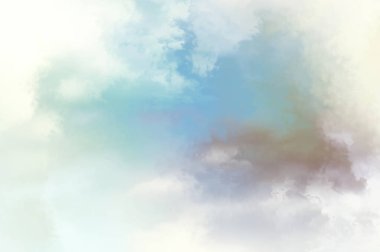 Modern fırça darbeleri. Poster, duvar sanatı, afiş, kart, kitap kapağı veya ambalaj için rahatlatıcı kompozisyonun yumuşak renkli çizimi. Pastel renklerle suluboya. 